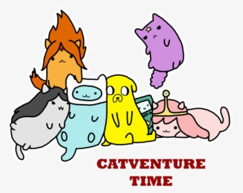 Transparent Finn And Jake Png - Catventure Time, Png Download, Transparent PNG