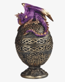 Purple Dragon Ornate Egg Trinket Box - Vase, HD Png Download, Transparent PNG