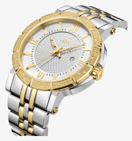 Jbw Vault J6343c Two Tone Stainless Steel Gold Diamond, HD Png Download, Transparent PNG