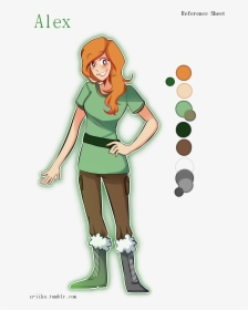 Ref For The Beautiful Alex I Love Her - Alex Minecraft Fan Art, HD Png Download, Transparent PNG