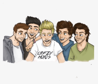 1d One Direction Tumblr Fanart - One Direction Tumblr Fanart, HD Png Download, Transparent PNG