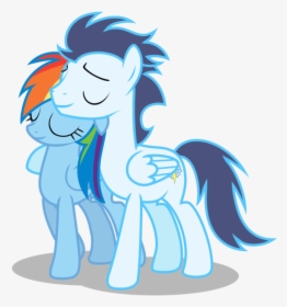 My Little Pony Rainbow Dash And Soarin In Love - My Little Pony Rainbow Dash Soarin, HD Png Download, Transparent PNG