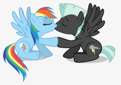 My Little Pony Friendship Is Magic Roleplay Wikia - Mlp Rainbow Dash Kiss, HD Png Download, Transparent PNG