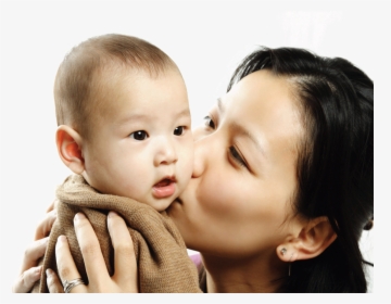 Clip Art Asian Mom And Son - Asian Mum And Baby, HD Png Download, Transparent PNG