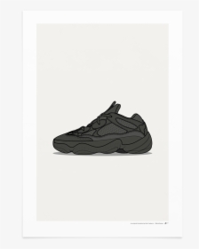 Yeezy Drawing V2 2019 Bear Online - Yeezy 500 Art, HD Png Download, Transparent PNG
