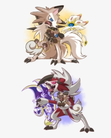 673 Kb Png - Lycanroc Midday And Midnight, Transparent Png, Transparent PNG