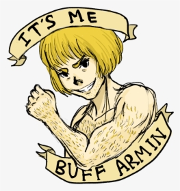 “ Transparent Buff Arms Armin happy Buffday Feastevil - Buff Armin, HD Png Download, Transparent PNG