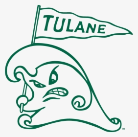 Transparent Lsu Clipart - Angry Wave Tulane Logo, HD Png Download, Transparent PNG