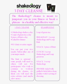 Fityaf S Shakeology 3-day Cleanse - Human Action, HD Png Download, Transparent PNG
