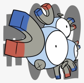 082 Magneton - Cartoon, HD Png Download, Transparent PNG