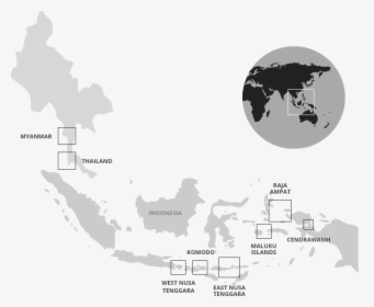 Dunia Baru Destinations - Background Indonesia Map, HD Png Download, Transparent PNG