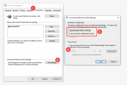 Disable Proxy In Lan Settings - Setting Proxy In Windows 10, HD Png Download, Transparent PNG