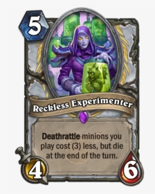 Reckless Experimenter - Hearthstone Instant Win Cards, HD Png Download, Transparent PNG