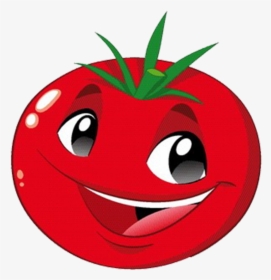 Tomatoes Clipart Fun - Frutas Y Verduras Animadas, HD Png Download, Transparent PNG