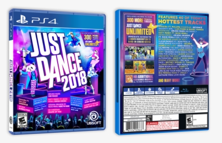 Jd17 Front Xbox Group - Just Dance 2018 Ps4 Case, HD Png Download, Transparent PNG