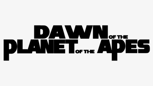 Dawn Of Planet Apes Title, HD Png Download, Transparent PNG