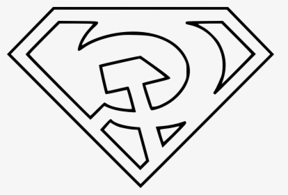 Willpower Batman Vs Superman Logo Coloring Pages Symbol - Superman Red Son Symbol, HD Png Download, Transparent PNG