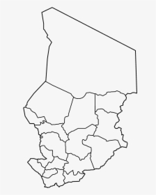 Blank Map Of Chad, HD Png Download, Transparent PNG