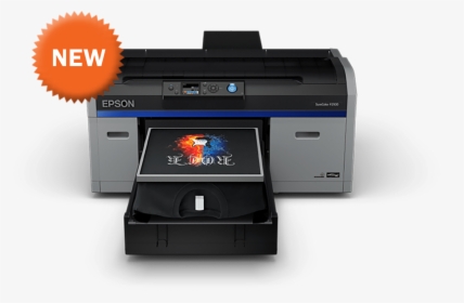 Epson F2100 Dtg Printer Front View With New Sign On - Epson F2100 Dtg 프린터, HD Png Download, Transparent PNG