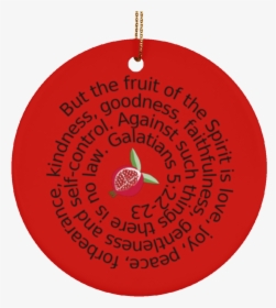 Christmas Tree Ornament Png - Spiral Text, Transparent Png, Transparent PNG
