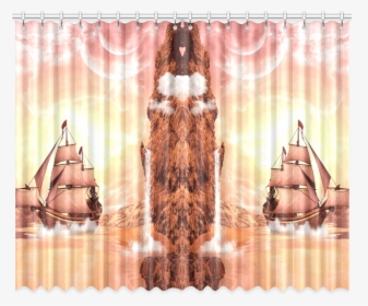 Awesome Ship Window Curtain 52 X84 - Window Valance, HD Png Download, Transparent PNG