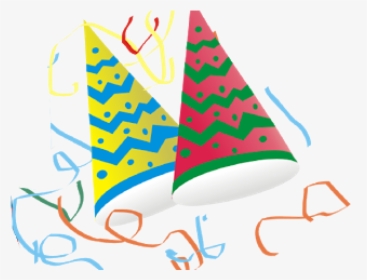 Celebration Background Cliparts - Party Hats And Balloons, HD Png Download, Transparent PNG