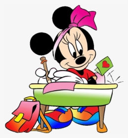 Minnie Mouse Clipart Teacher - Minnie Mouse School, HD Png Download, Transparent PNG
