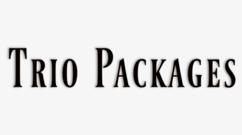 Trio Packages - Calligraphy, HD Png Download, Transparent PNG