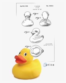 Rubber Duck Patent Print, HD Png Download, Transparent PNG