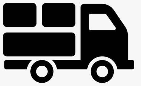 Delivery Truck With Packages Behind - Full Truck Load Icon, HD Png Download, Transparent PNG