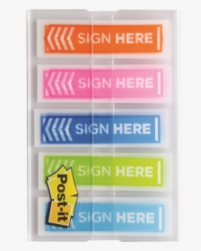 Post-it® Sign Here Flags 1/2 - Post It Notes, HD Png Download, Transparent PNG