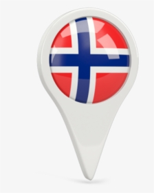 Round Pin Icon - Icon Norway Flag Png, Transparent Png, Transparent PNG