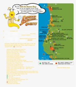 Quest Page Map - Redwood Edventures, HD Png Download, Transparent PNG
