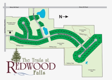 Trails At Redwood Falls, HD Png Download, Transparent PNG