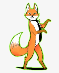 Png Gif Dancing Fox Images Download Banner Black And - Fox Clipart Png Gif, Transparent Png, Transparent PNG