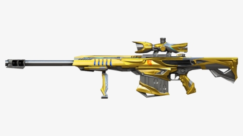Barrett M82a1-iron Shark Noble Gold , Png Download - Explosive Weapon, Transparent Png, Transparent PNG