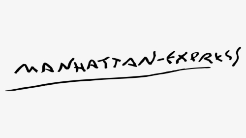 Manhattan Expsess Logo Png Transparent - Calligraphy, Png Download, Transparent PNG