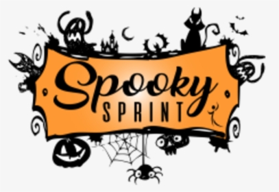 Spooky Sprint Indianapolis - Happy Halloween Images Black And White, HD Png Download, Transparent PNG