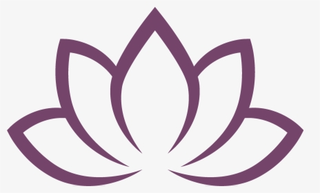 Simple Lotus Clipart Black And White, HD Png Download, Transparent PNG