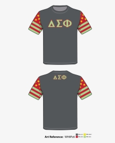 Delta Sigma Phi Men S Short Sleeve Performance Shirt - Tricouri Simple Bumbac Copii, HD Png Download, Transparent PNG