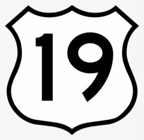 Transparent 19 Png - Us Highway Sign, Png Download, Transparent PNG