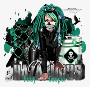 Bonus Tube Called Skull Cyber Goth By Andy Cooper - Graphic Design, HD Png Download, Transparent PNG