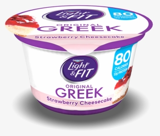 Dannon Light And Fit Strawberry Cheesecake, HD Png Download, Transparent PNG