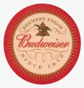 Budweiser Beer Coaster Clip Arts - Budweiser Png, Transparent Png, Transparent PNG