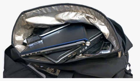 Fbhd Duffel Bag Opened With Devices - Diaper Bag, HD Png Download, Transparent PNG