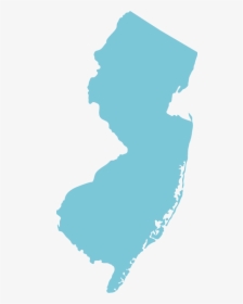 New Jersey State Graphic - Simple Map Of New Jersey, HD Png Download, Transparent PNG