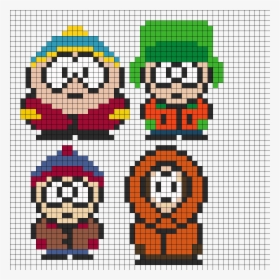 South Park Perler Bead Pattern / Bead Sprite - South Park, HD Png Download, Transparent PNG