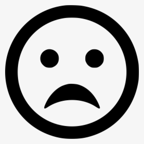Sad Emoticon - Creative Commons Icons, HD Png Download, Transparent PNG