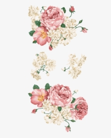 Flower Wall Decal - Peonies Flower Png, Transparent Png, Transparent PNG