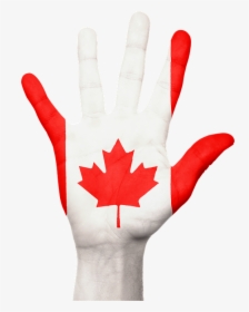 Canada Flag Hand, HD Png Download, Transparent PNG